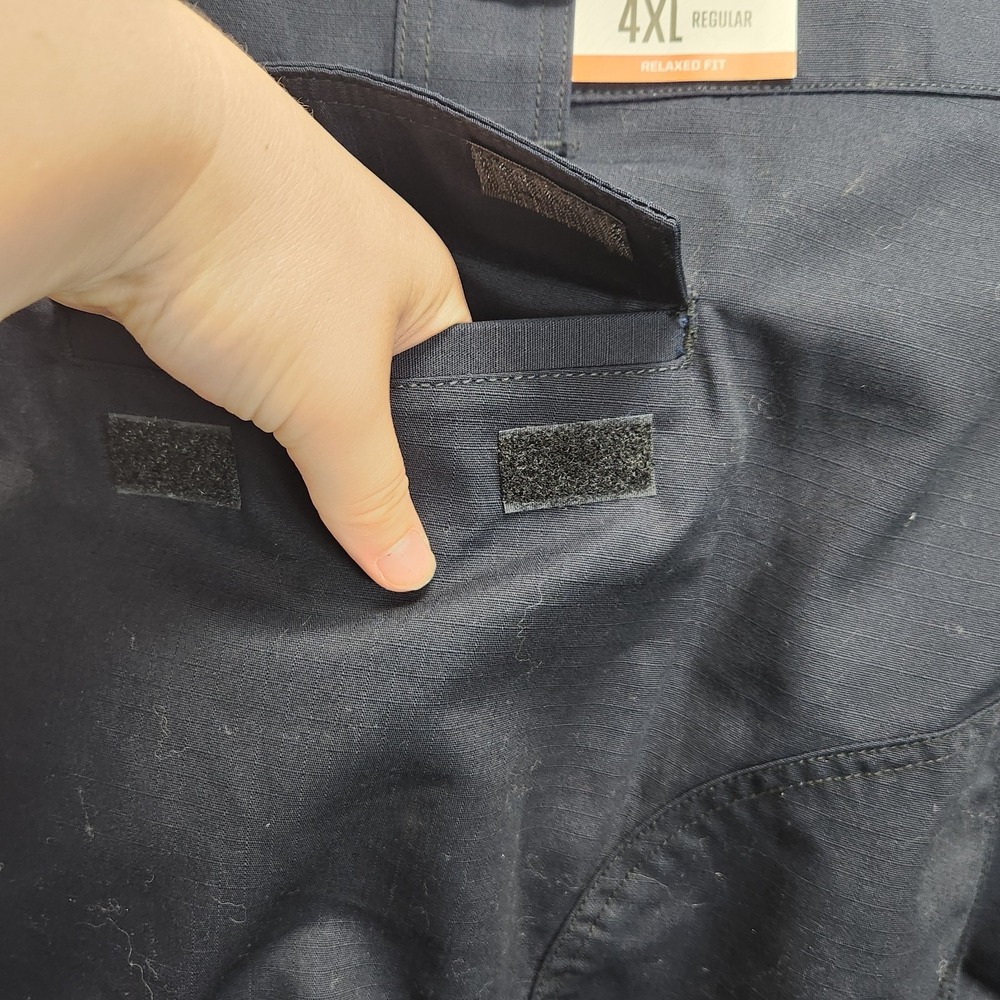 NWT 5.11 Tactical Pants Mens 4XL‎ Navy Flex-Tac TDU Ripstop Cargo Stretch Waist - Picture 5 of 12
